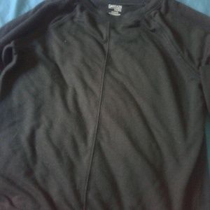 Girls casual black long sleeve top